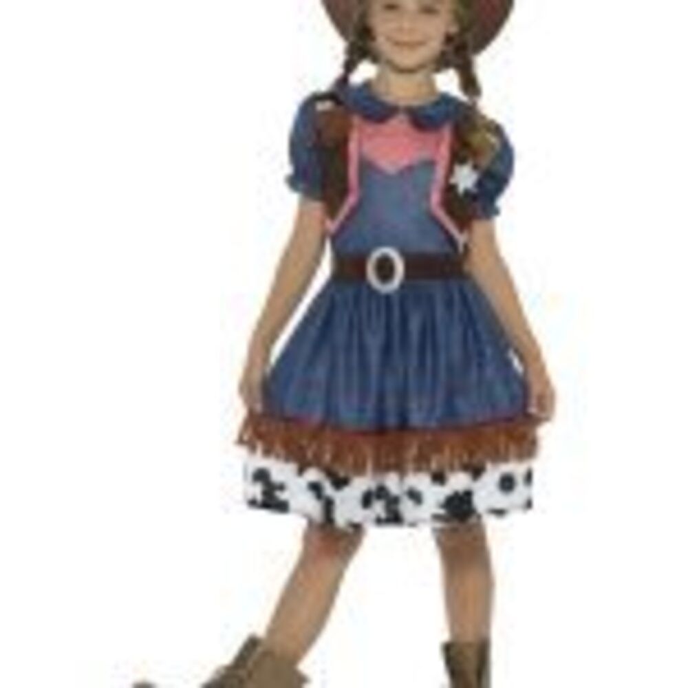 Texan Cowgirl Costume, Blue