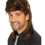 Mullet Wig, Brown