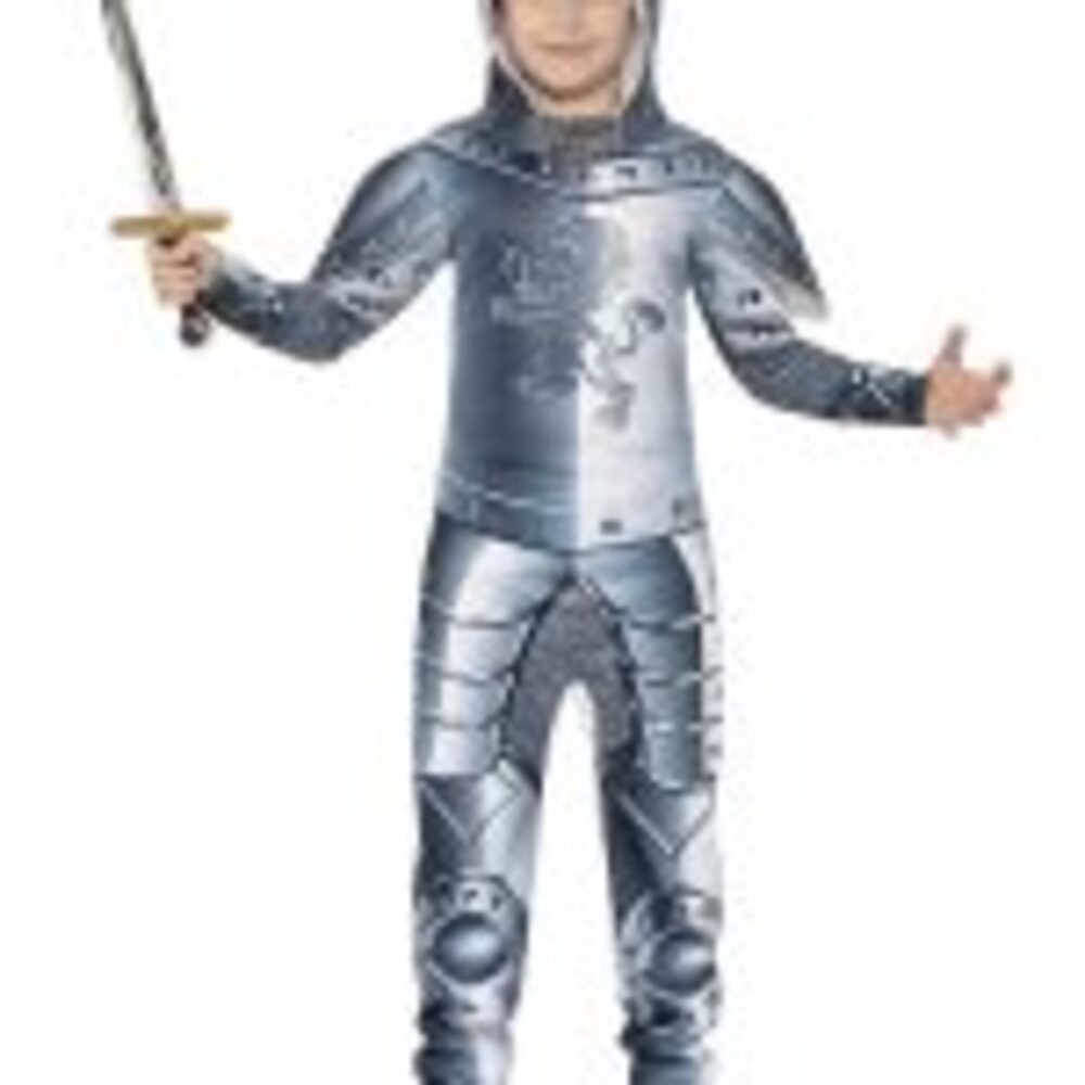 Deluxe Armoured Knight Costume, Grey