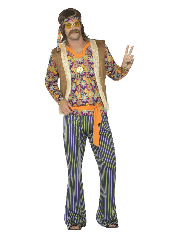 60s Singer Costume, Male, Multi-Coloured – Fancy That Fancy Dress