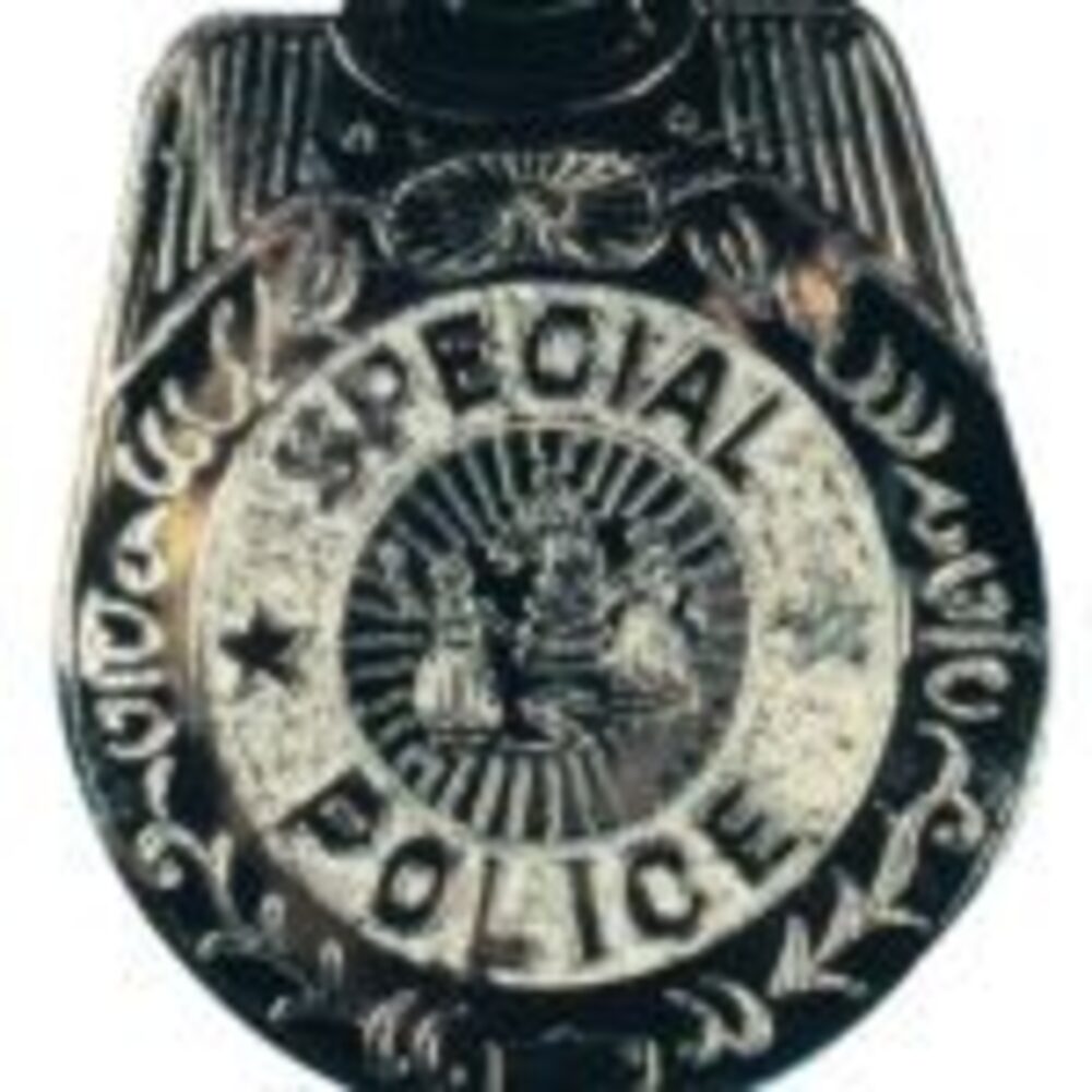 (CL) 7 INCH JUMBO POLICE BADGE