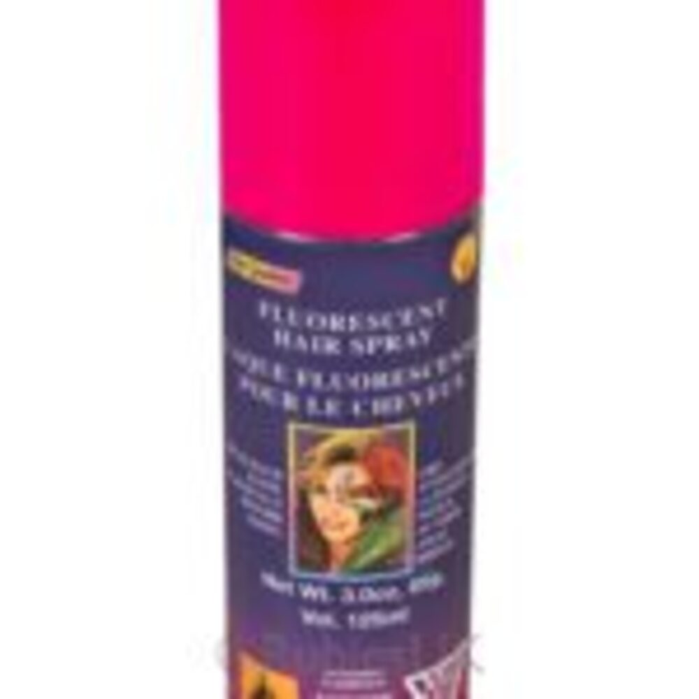 RED FLUORESCENT HAIRSPRAY