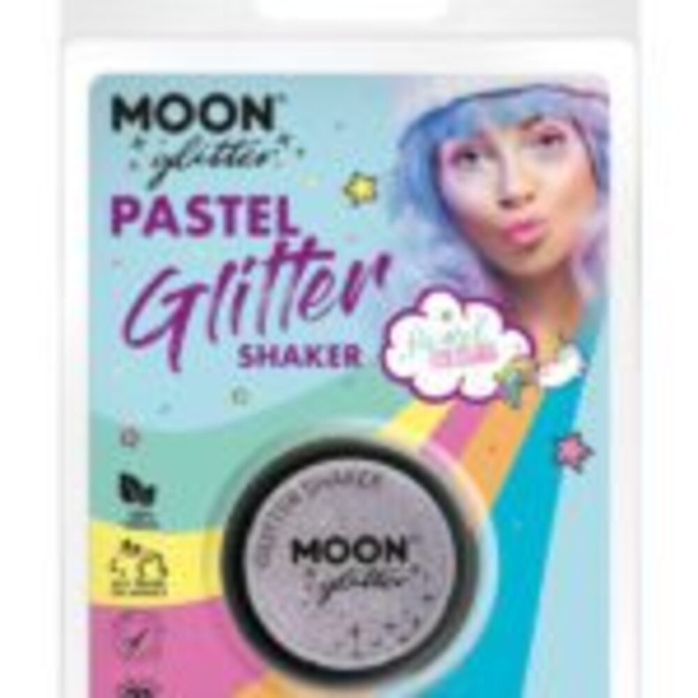 Moon Glitter Pastel Glitter Shakers, Lilac
