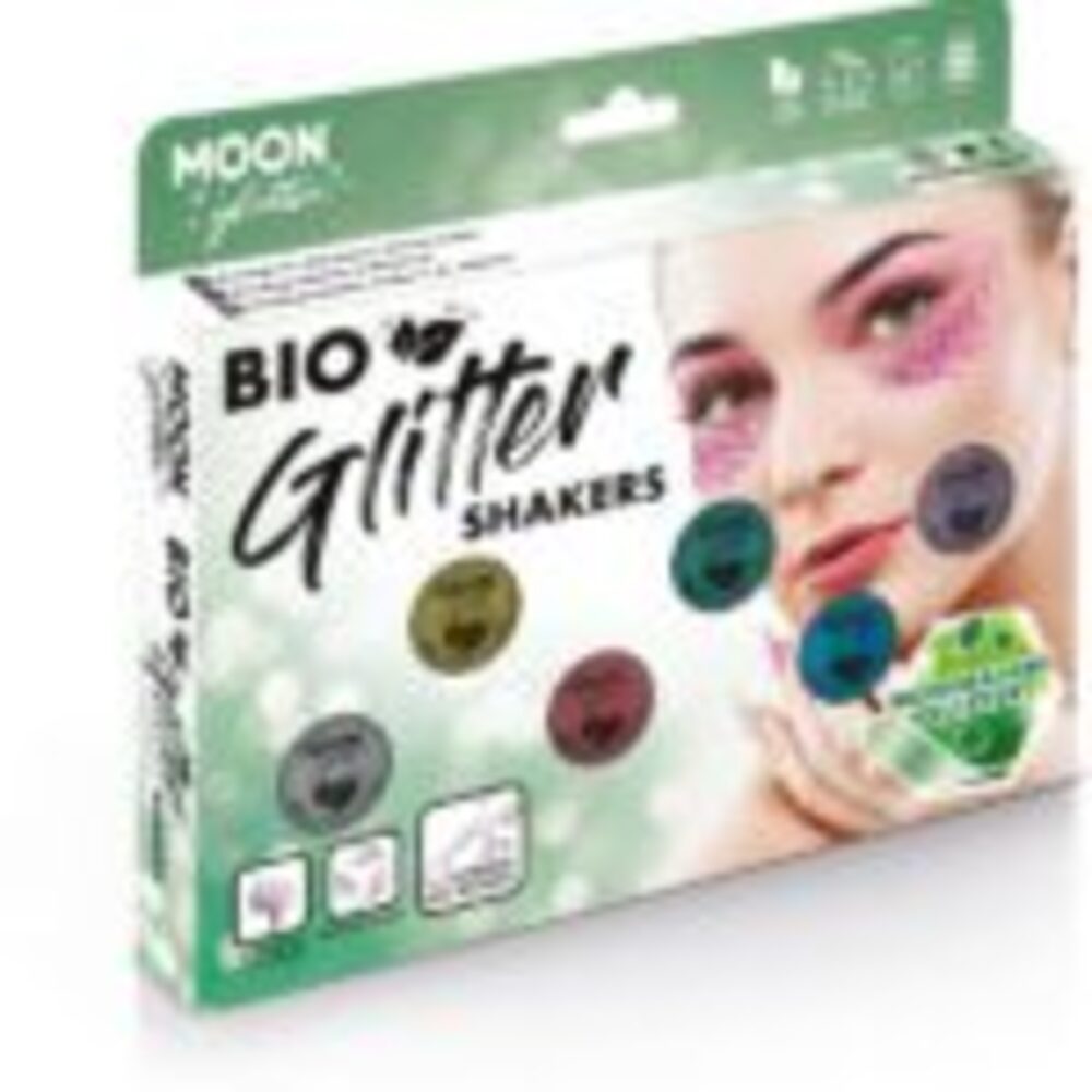Moon Glitter Bio Glitter Shakers, Assorted