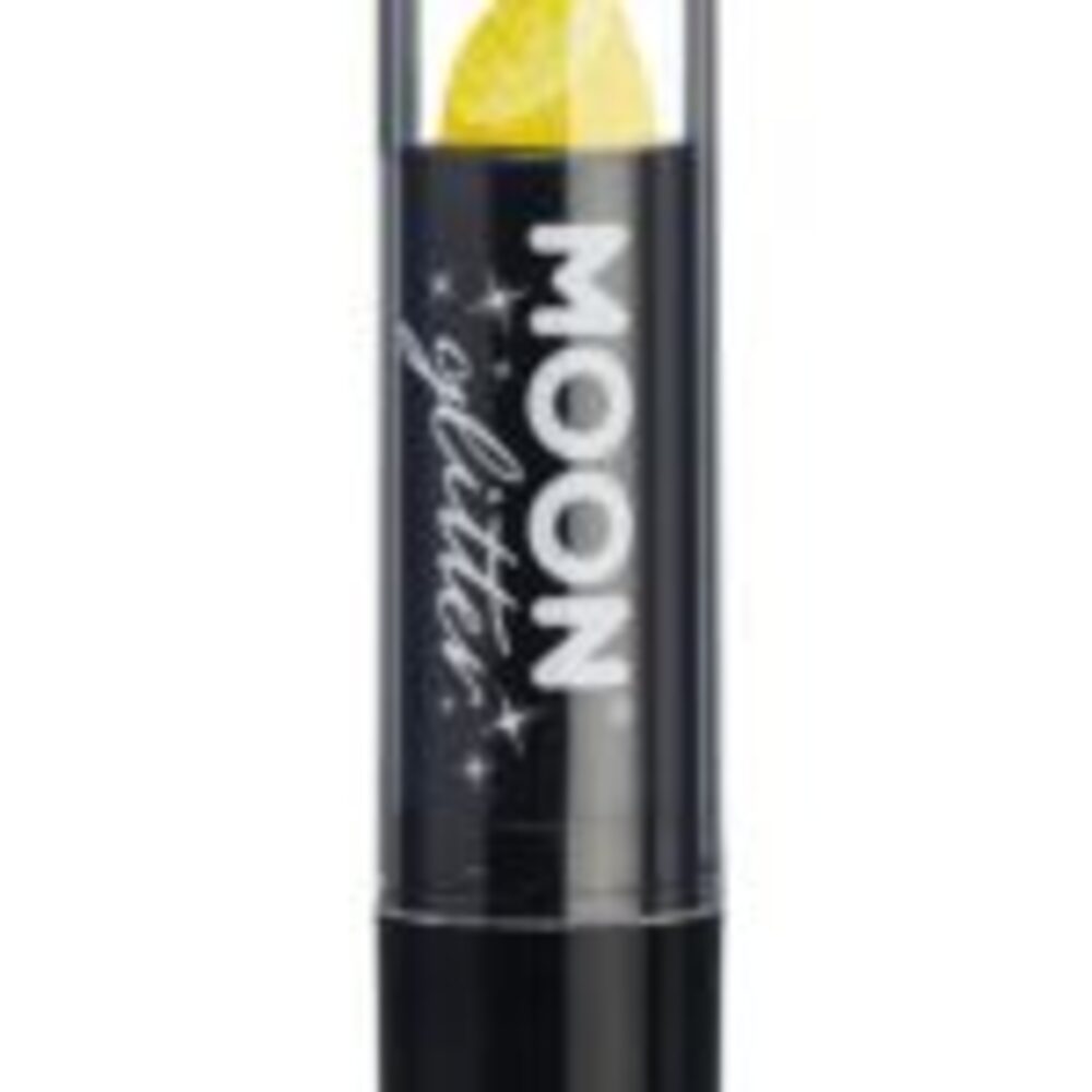 Moon Glitter Iridescent Glitter Lipstick, Yellow