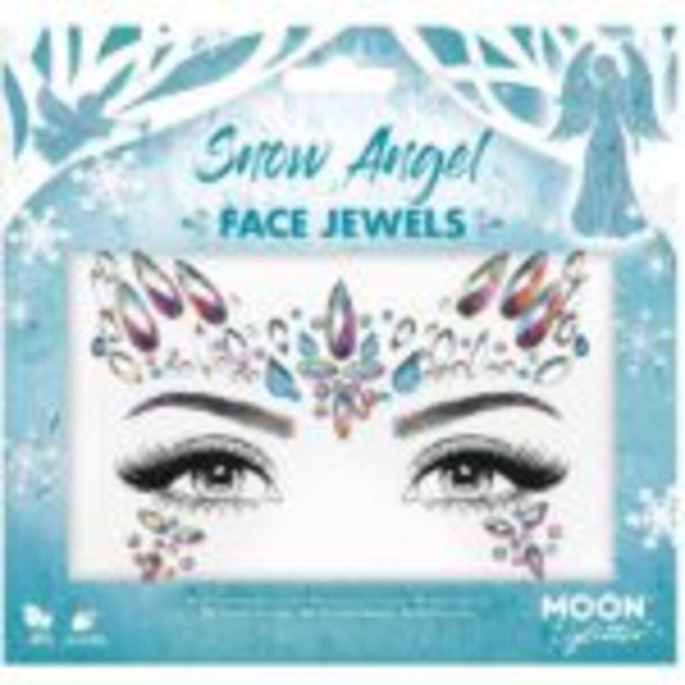 Moon Glitter Face Jewels, Snow Angel