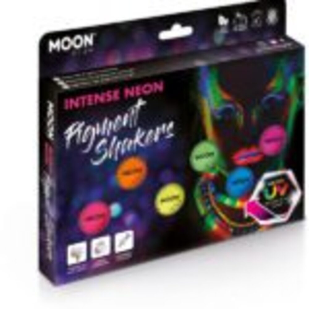 Moon Glow Intense Neon UV Pigment Shakers, Assorte