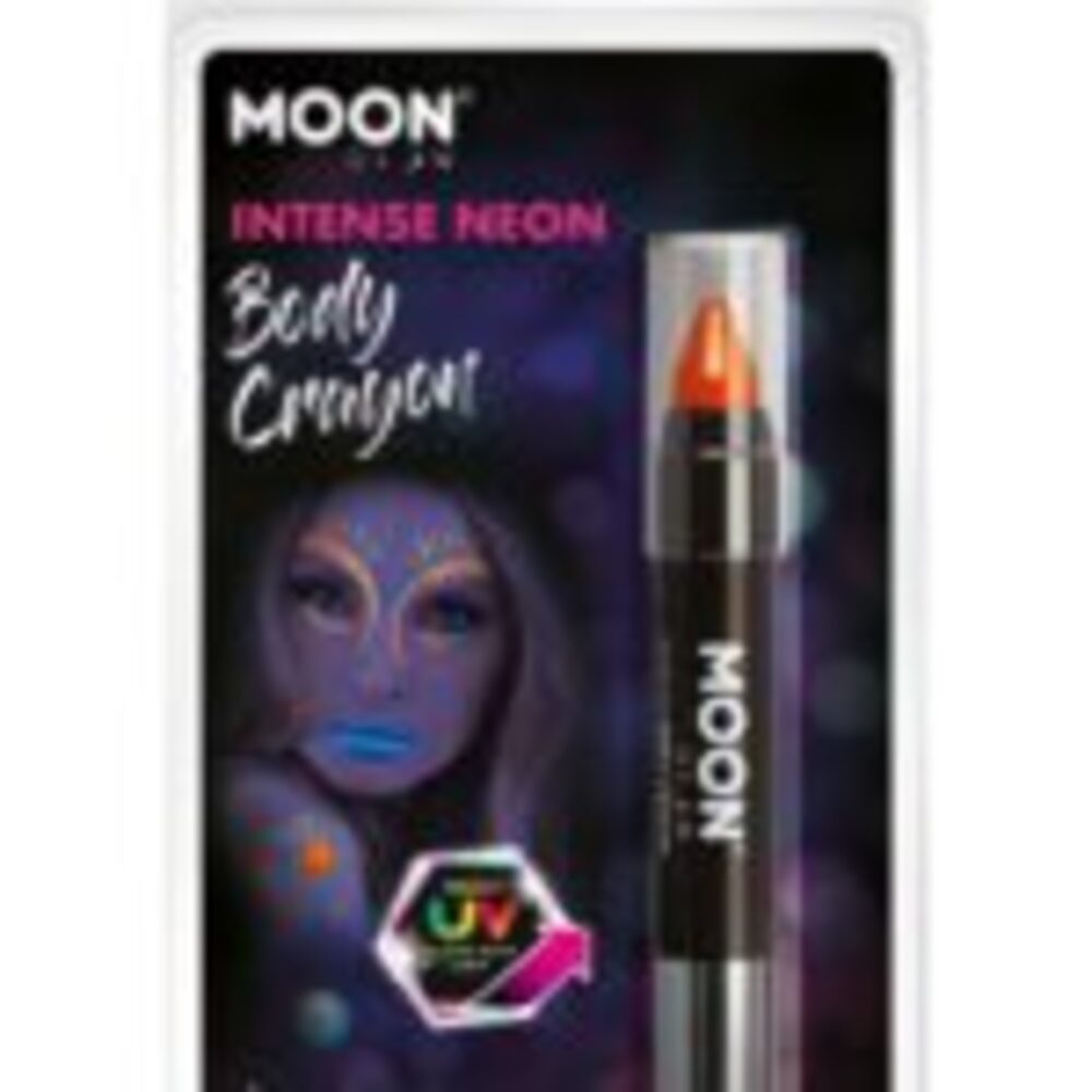 Moon Glow Intense Neon UV Body Crayons, Intense Or
