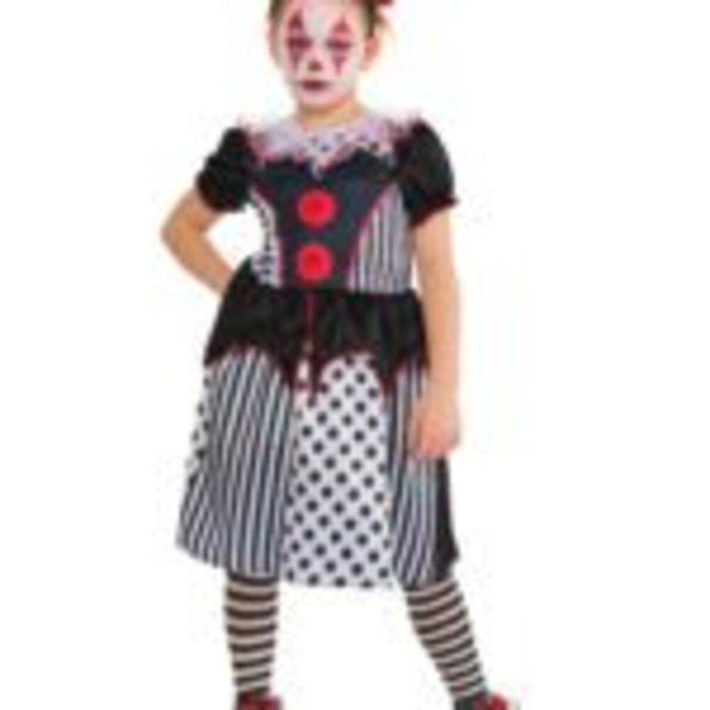 Monochrome Clown Dress