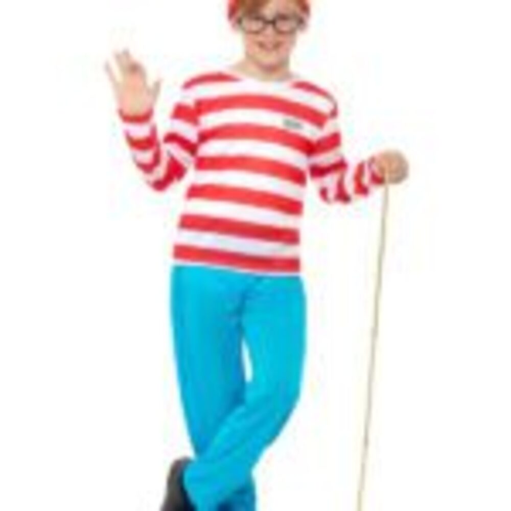 Where's Wally? Costume, Red & White