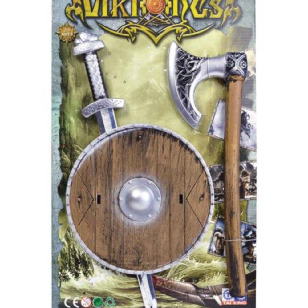Viking Sword Shield/Axe Set(Asst col) - Image 2