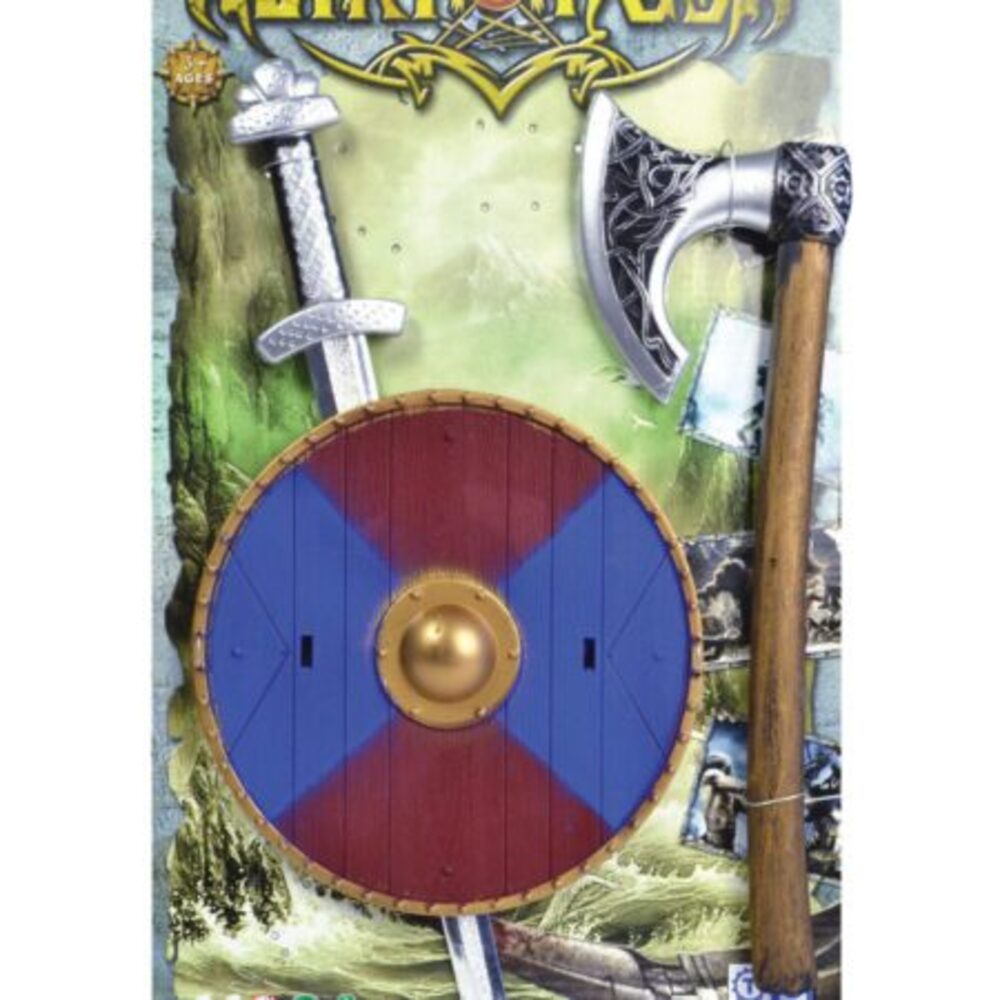 Viking Sword Shield/Axe Set(Asst col) - Image 3