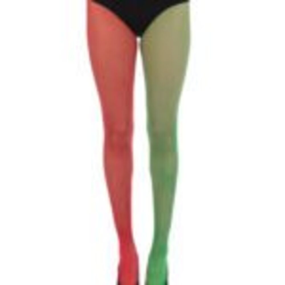 (CL) Fishnet Tights (Green/Red) ***