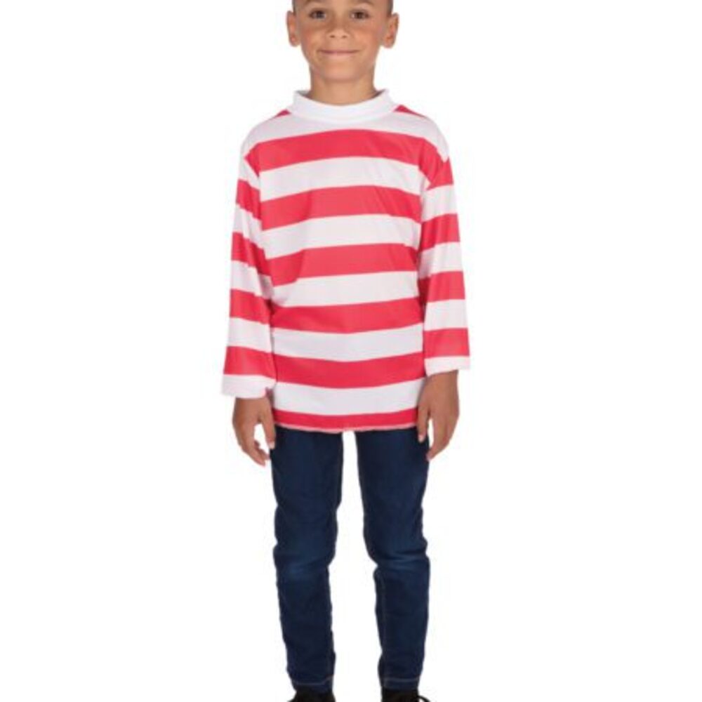 Red/White Striped Top Childs - Image 2