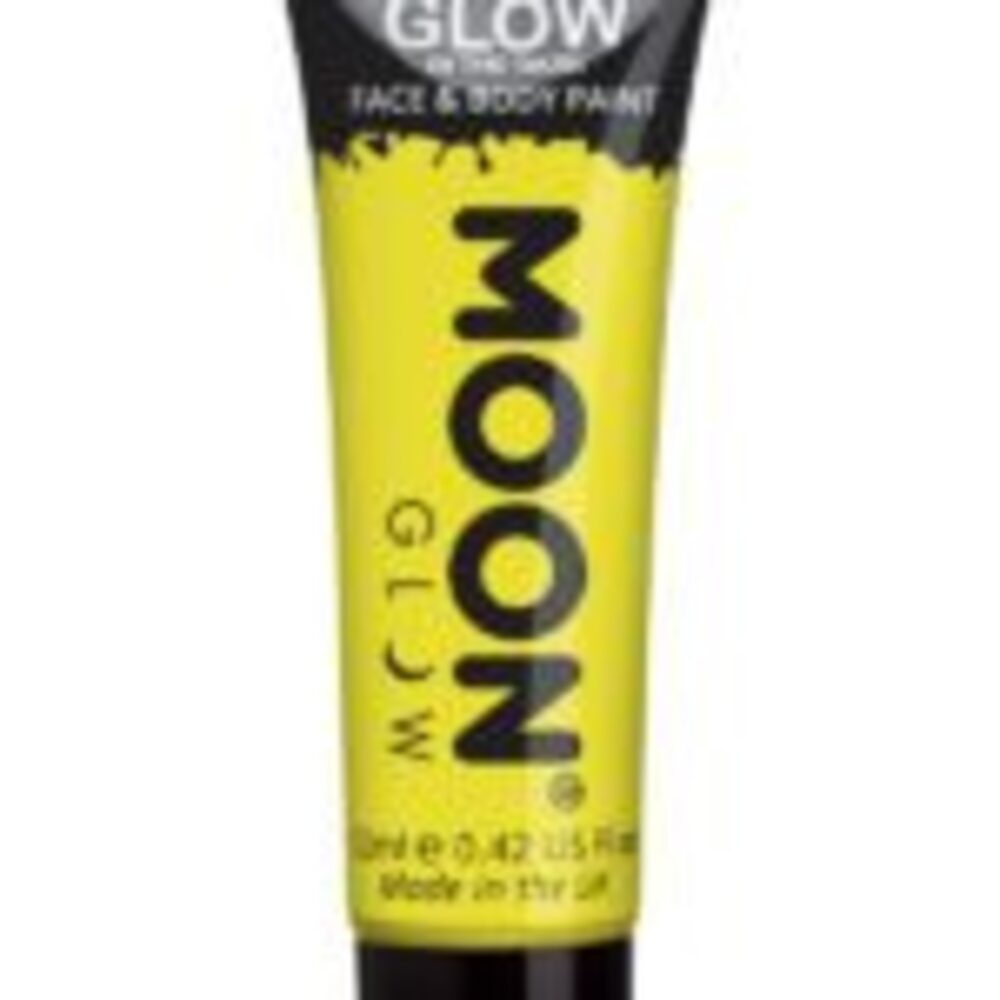 Moon Glow - Glow in the Dark Face Paint, Yellow