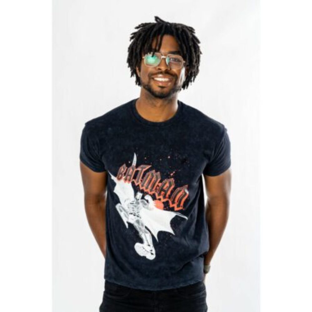 BATMAN ROCK ACID WASH T-SHIRT - Image 2