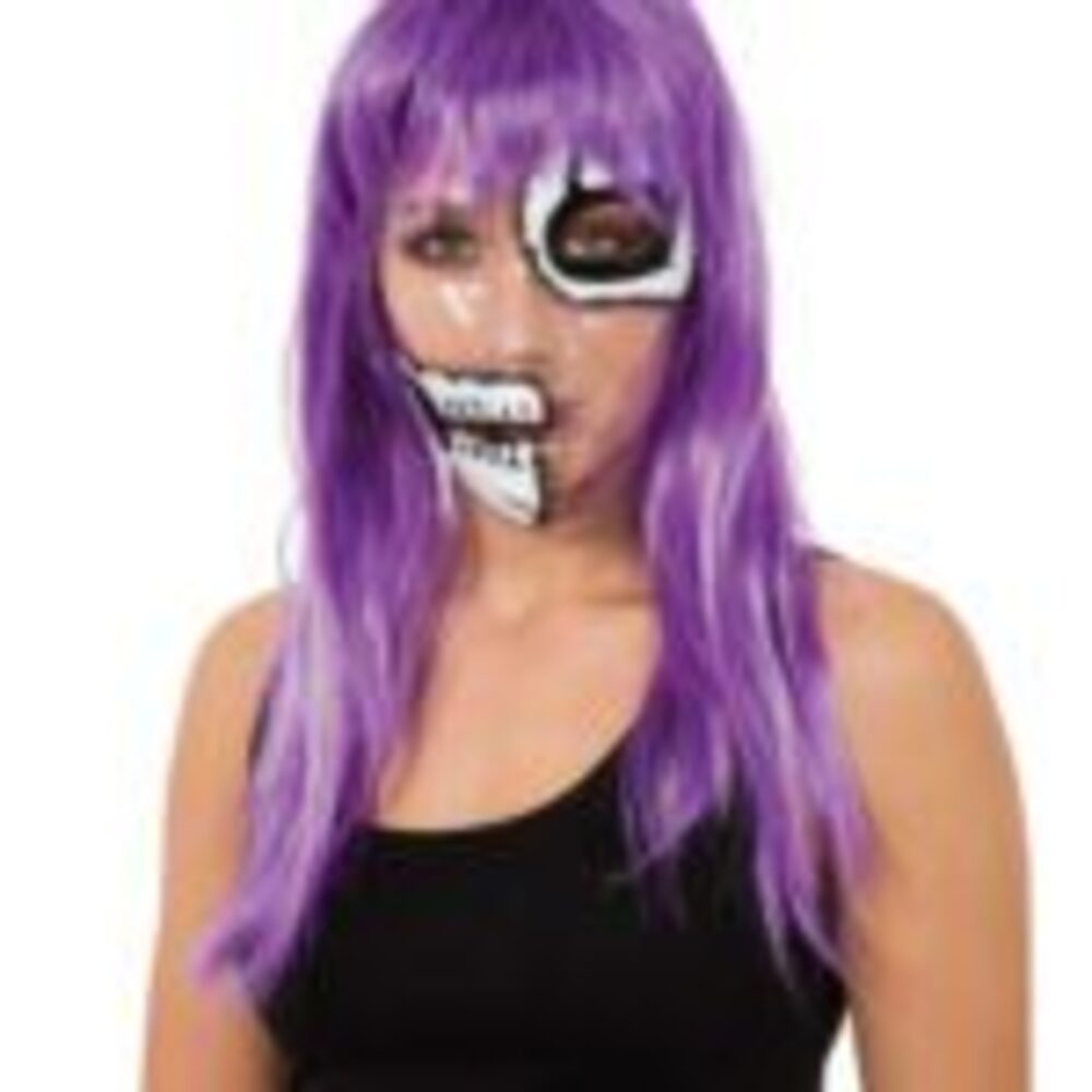 (CL) Transparent Msk Skeleton 1/2FacePrint ***