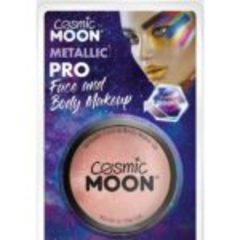 Cosmic Moon Metallic Pro Face Paint Cake Pots, Ros