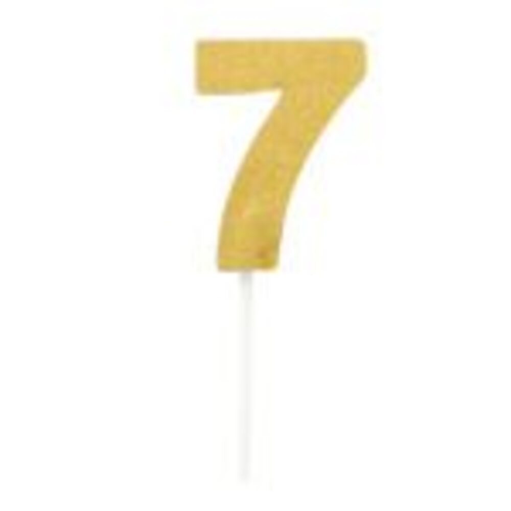 (CL) Diamond Cake Toppers Gold No. 7